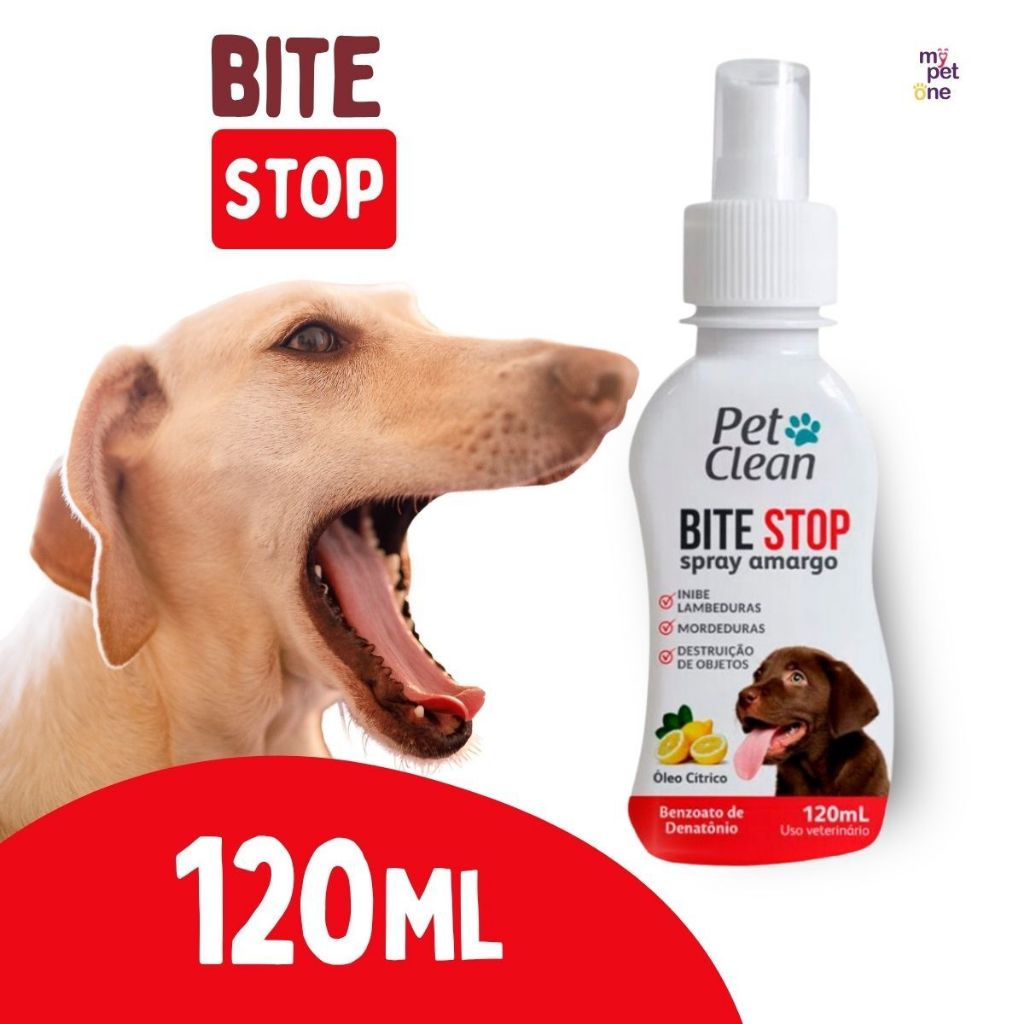 Bite Stop Spray Educador Pet Clean - 120mL
