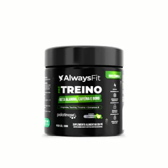 Pré-Treino Limão AlwaysFit | 200 mg Cafeína, Palatinose, Beta-Alanina, Arginina e Taurina | 300 g