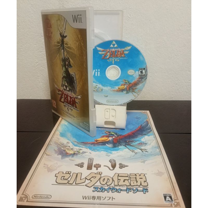 Zelda Skyward Sword - Nintendo Wii - Mídia Física)Impressa com Encarte