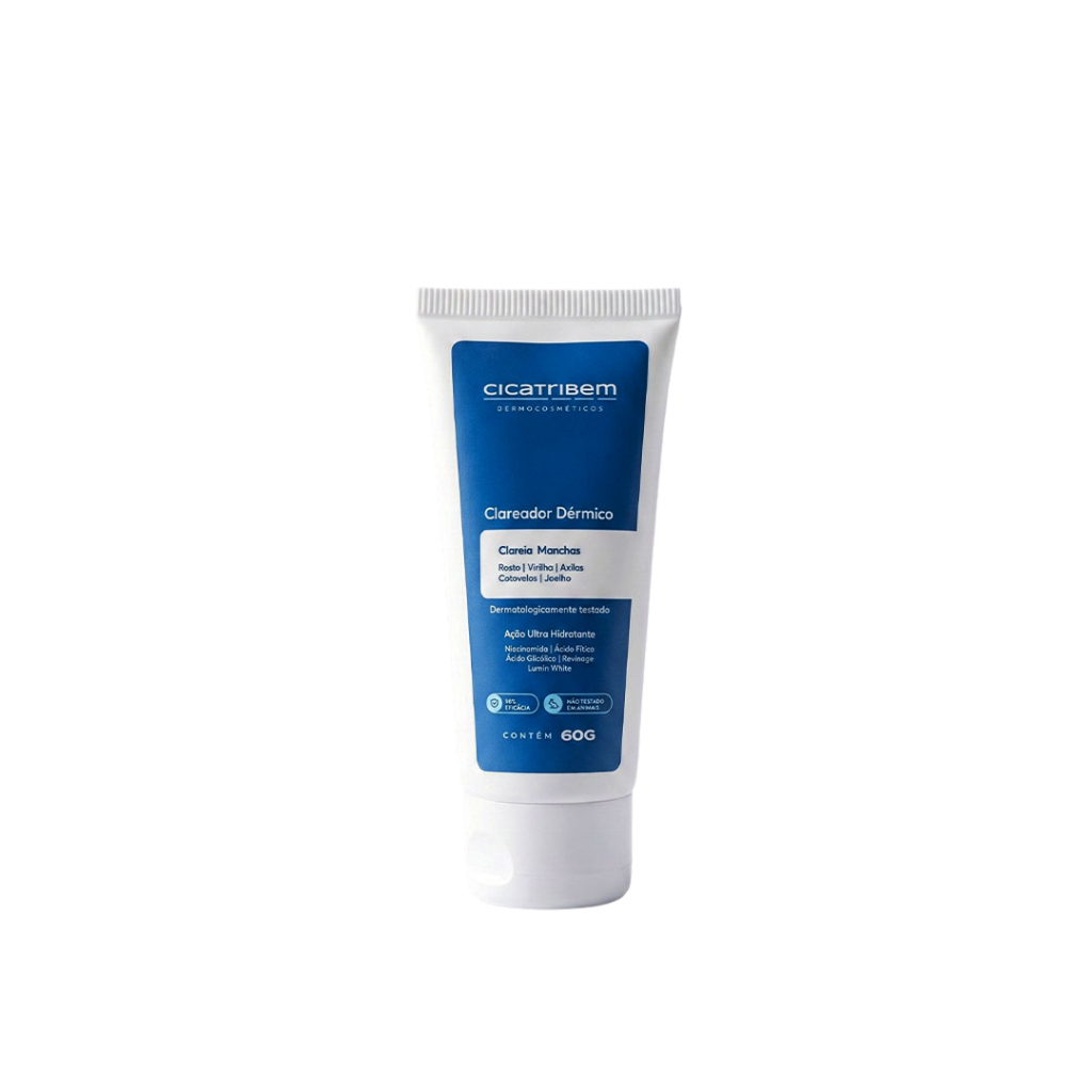 Clareador de Manchas para Virilha, Axilas e Melasma 60g - Creme Clareador - Cicatribem