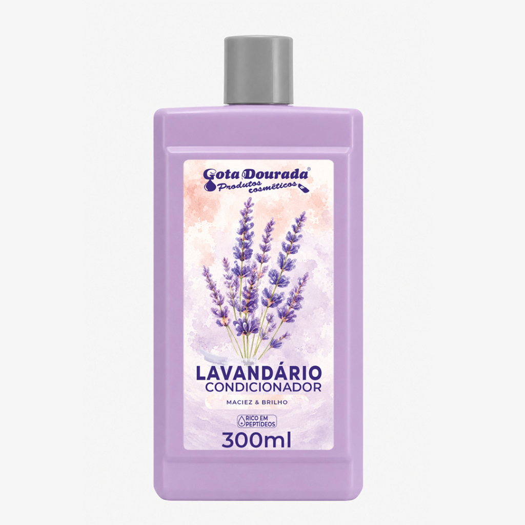 Condicionador Lavandário Gota Dourada 300ml - Banho Relaxante