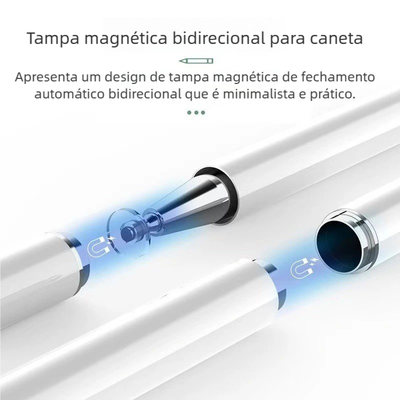Caneta de toque capacitiva ponta macia não risca tela