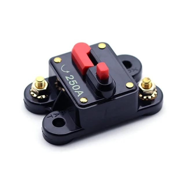 Disjuntor Som Automotivo TechOne Ação Rápida Baixa Resistência 70a 80a 100a 150a 200a 250A Proteção — imagem 2 de 2