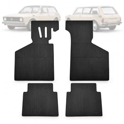 Jogo Tapete de Borracha Brasilia ou Variant 1973 a 1982 Car Floor