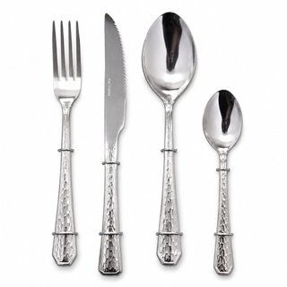Conjunto de Talheres com 24 Peças em Inox