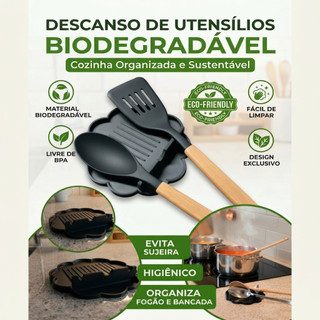 Descanso Suporte Organizador de Talheres e Utensílios – Tam G 15x15cm