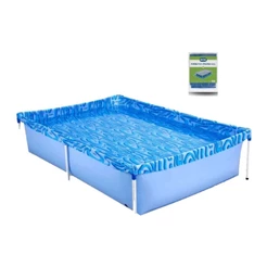 Kit Piscina Com Armação 1000 Litros Mor + Forro De Proteção