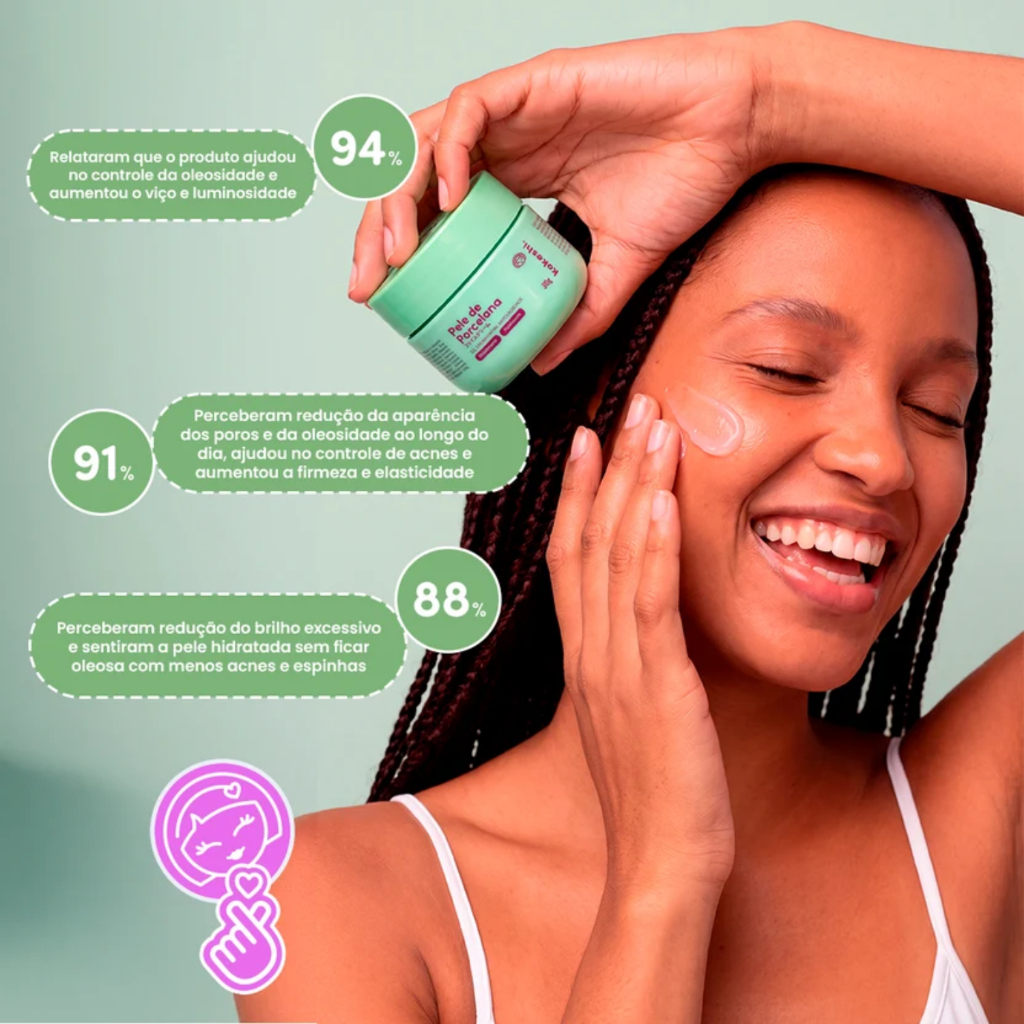 Kit Gota de Colágeno e Pele de Porcelana Antioleosidade — imagem 2 de 2