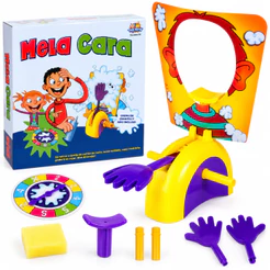 Jogo Torta na Cara com Roleta Brinquedo Infantil Diversão em Família
