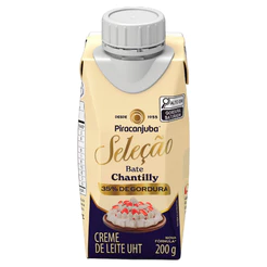 Creme de Leite Bate Chantilly Seleção Piracanjuba 200g
