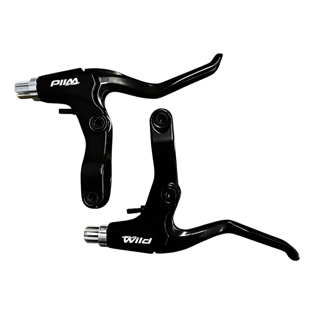 PAR DE MANETES DE FREIO ABSOLUTE WILD PARA V-BRAKE ALUMÍNIO PRETO