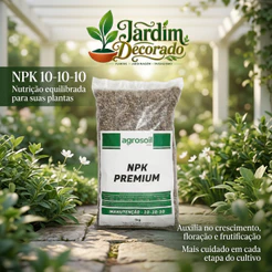 Adubo Fertilizante Npk 10 10 10 1kg Plantas Frutas Flores