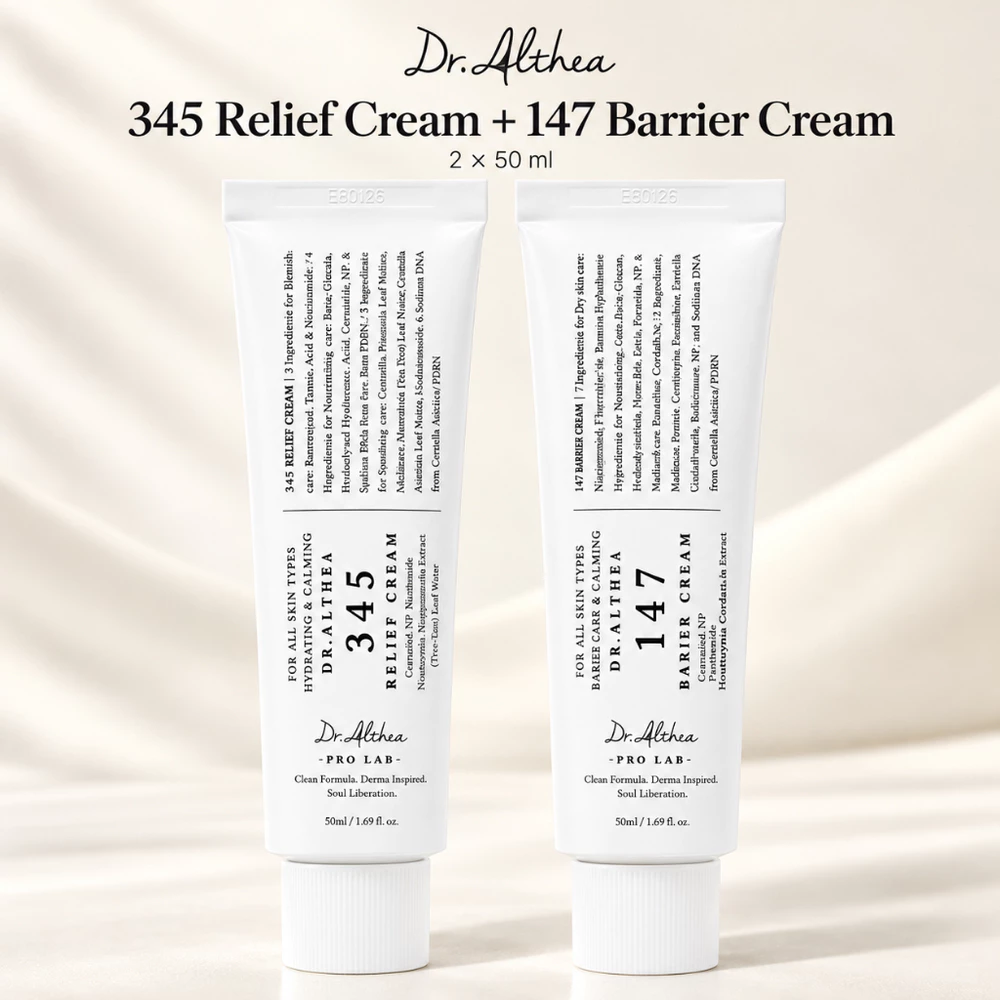 Creme Facial Calmante Dr. Althea 345 / 147 Relief 50ml - Skincare Coreano