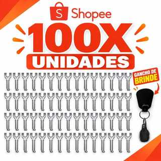 100 Chaves Para Apertar e Desapertar Registro Botijão De Gás Borboleta Super Resistente