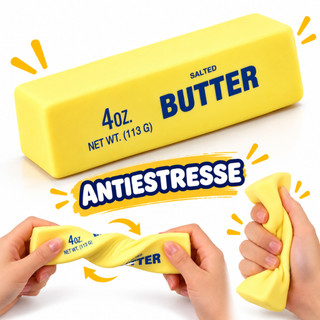 Squishy Butter Barra De Manteiga Brinquedo Antiestresse Apertar Macio Alívio Ansiedade Mole Resistente