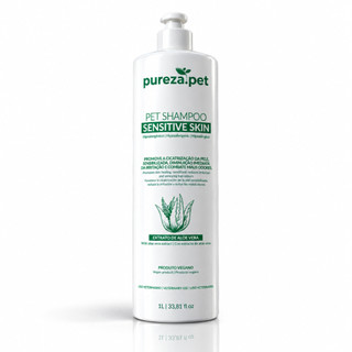 Shampoo para Cachorro Pele Sensivel Shampoo Pet Gato Cachorro Hipoalergênico Sensivel 1L