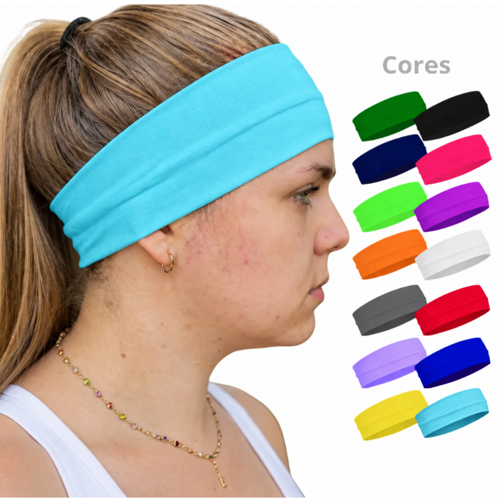 Headband Faixa de cabelo ADSTORE academia esporte elastano ciclismo cores