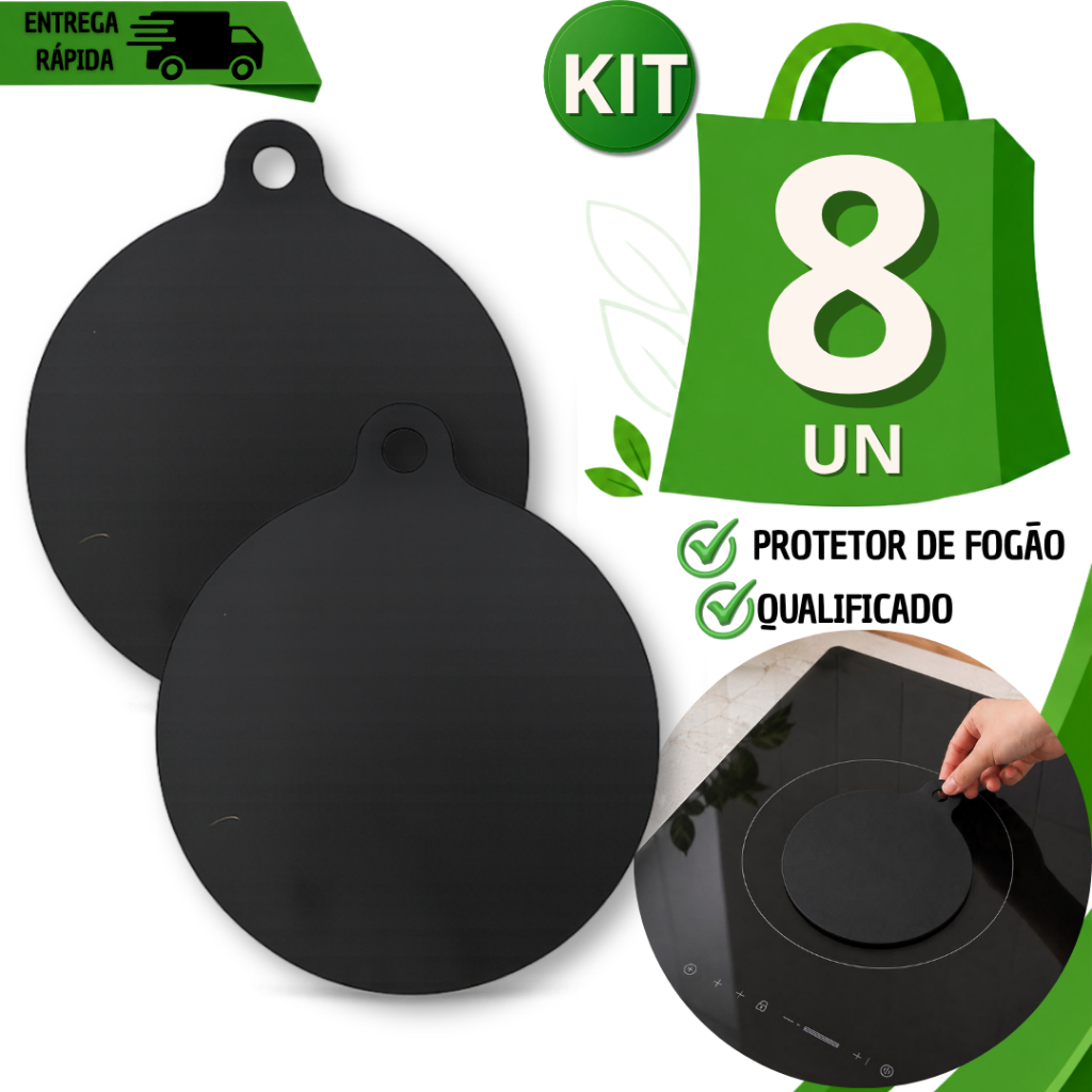 Tapete De Fogão De Indução 20 cm Almofada De Silicone Antiderrapante