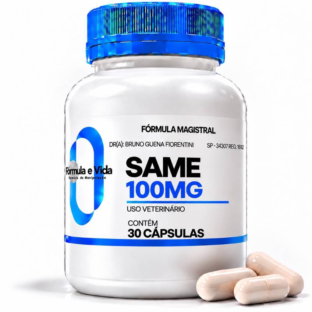 Same 60mg 90mg 100mg C30/60/90Cápsulas Uso Veterinário Fórmula e Vida — imagem 2 de 2