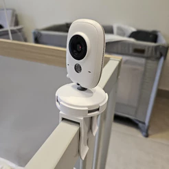 Suporte Câmera Babá Eletrônica Universal Para Berço