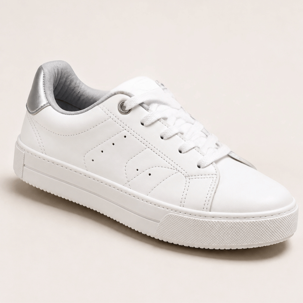 Tenis Feminino Branco Tênis Casual Ortopedico Macio Confortável Dia a Dia Original