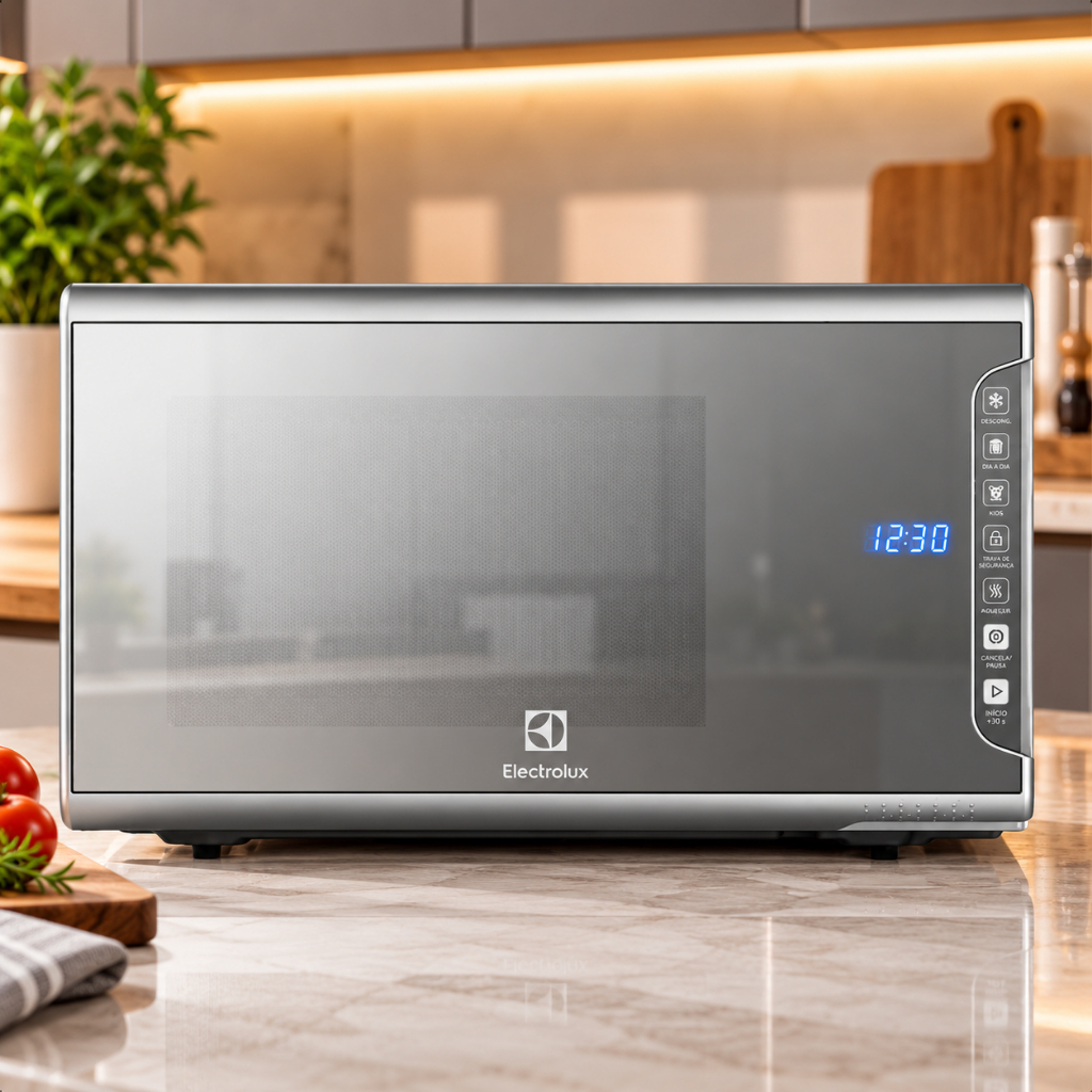 Microondas Electrolux 31 Litros MI41S Inox Espelhado Painel Digital 127V