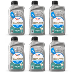 Kit 6L Óleo Motor TOTAL Quartz 7000 SL 15W40 Semissintético