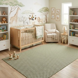 Tapete quarto Infantil 1,00x1,40 Antiderrapante Decoração