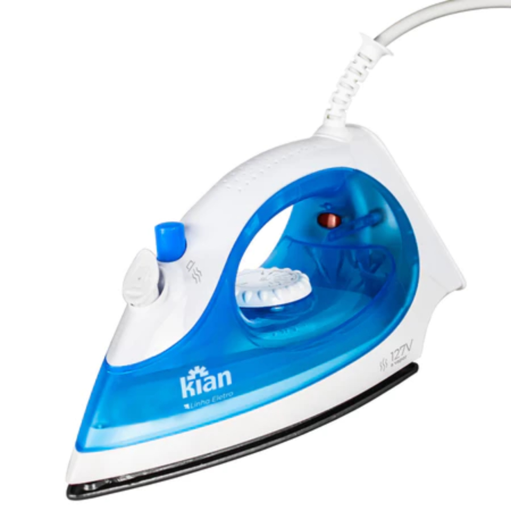 Ferro de Passar a Vapor Kian FPV-100 1300W Base Antiaderente 127V — imagem 2 de 2
