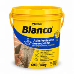 Chapisco Adesivo Aditivo Impermeabilizante Vedacit 18KG Bianco Alto Desempenho Argamassa