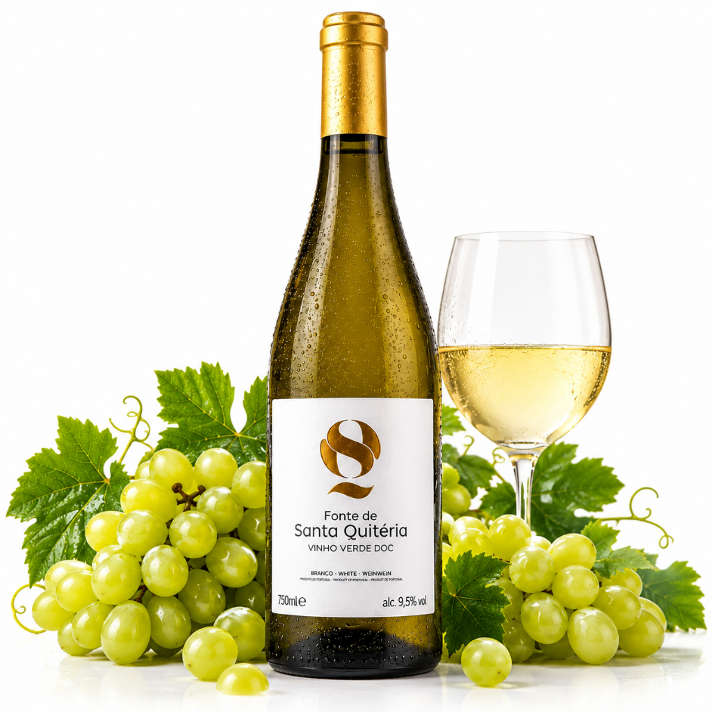 Vinho Verde Português Branco Fonte de Santa Quitéria DOC 750ml