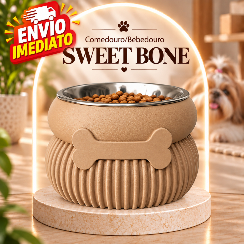 Comedouro Pet Elevado Tigela Inox Cachorro Gato Bebedouro Ração Água Antivômito Premium