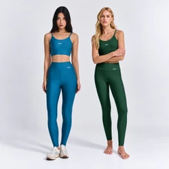 Kit 2 Conjuntos Fitness Feminino Legging e top Elixir + Verdant