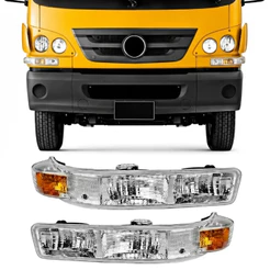 LANTERNA DIANTEIRA MB ACCELO 715 815 915 1016 CRISTAL 2003 EM DIANTE