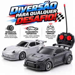 Carrinho De Controle Remoto Esportivo 4 Direções Pneu De Borracha Escala 1:24 Brinquedo Menino