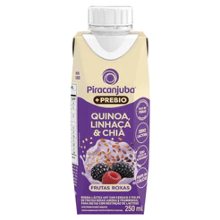 Bebida Lactea Prebiotico Piracanjuba Zero Lactose Sabor Frutas Roxas 250ML