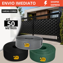 Protetor Fechamento Portão Grade Varias cores 5 ate 50M