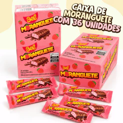 Chocolate Moranguete 468g C/36 Unidades 13g Bel