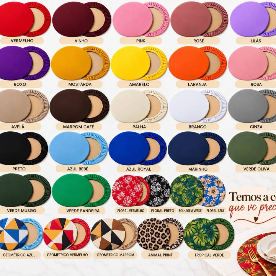 Capas para souplast kit com 6 capas 35cm