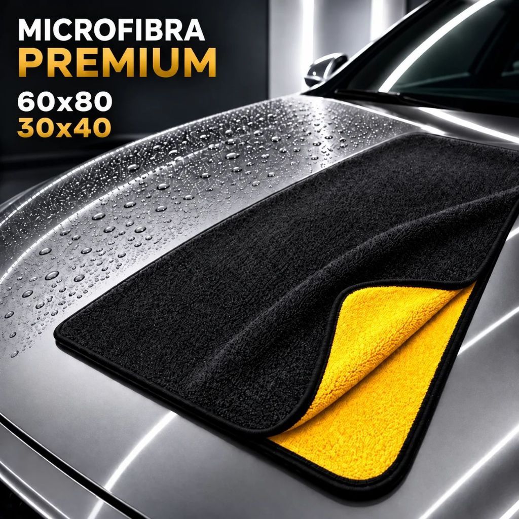 Pano Microfibra Toalha Grande Limpar Casa moveis Secar Carro Automotivo Lavagem Secagem Polimento
