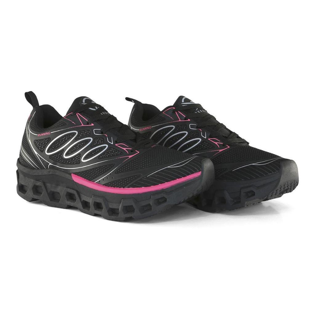 Tenis Feminino Escolar Academia Original FREEDOM Corrida Caminhada Lançamento PROMOCAO EVOUTION PINK