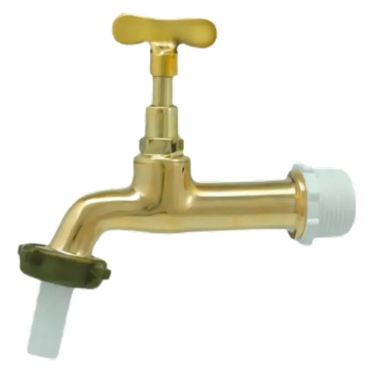 Torneira Para Jardim Amarela 1130 Metal  1/2 x 3/4 em Oferta na Shopee