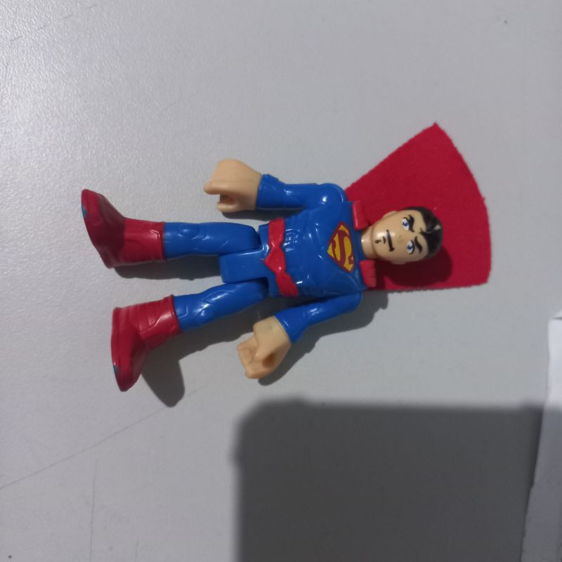 boneco imaginex 7cm super man