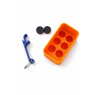 Kit Porta 6 Ampola de 3ml  c/ 2tampas + ABRIDOR de ampola – Organizador Compacto para Uso Doméstico em Oferta na Shopee
