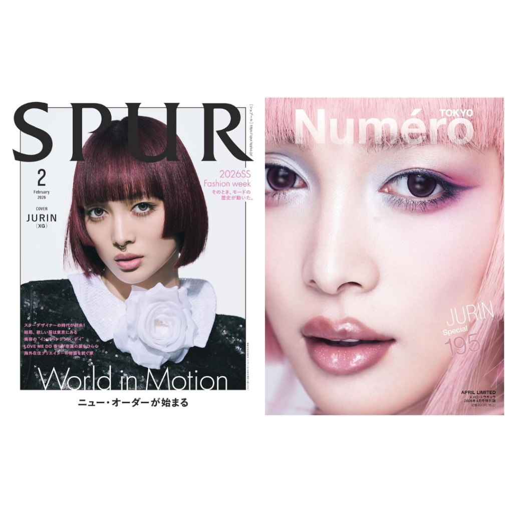 Brand-New JURIN XG Cover Magazine SPUR Feb 2026 & Numero Tokyo Apr 2026 Special Edition Selectable 2 Types Japanese Fashion Magazine
