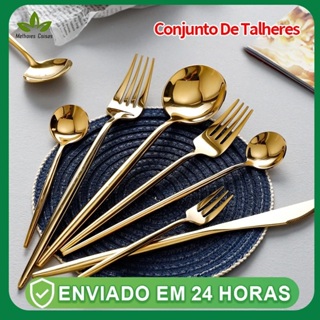 Talheres Inoxidável  Suprimentos De Cozinha Talheres de Dourados Talheres Talheres de prata em Oferta na Shopee