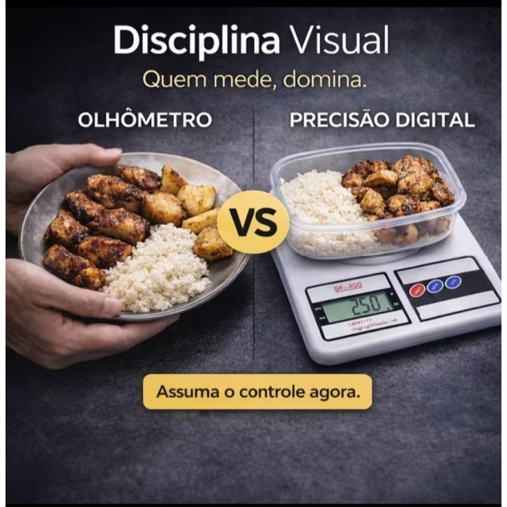 BALANÇA DE COZINHA PORTATÍL DE PRECIÇÃO DIGITAL DE 1g a 10 kilos.