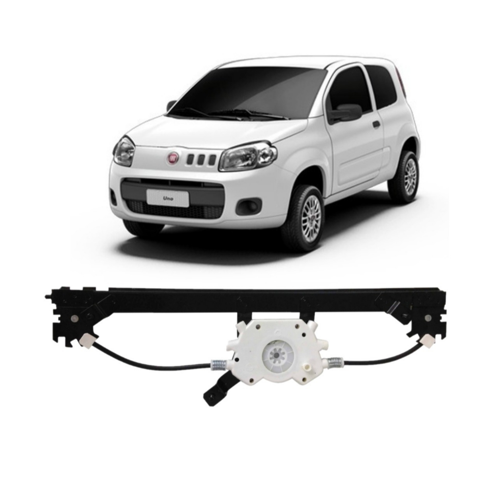 Maquina Vidro Elétrico S/motor Uno/Way/Vivace 2 Portas
