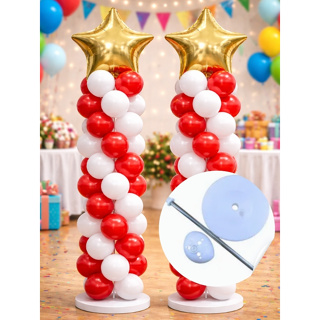 Kit 2 Suportes para Balão 1,75m Ajustável com Haste de Ferro Reforçada Decoração Festa em Oferta na Shopee
