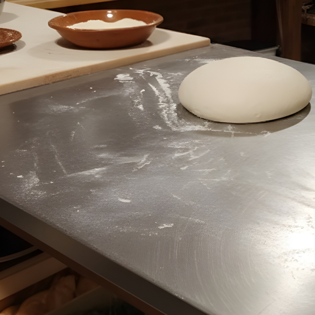 Tábua De Inox Grande 80x50 Com Dobra Para Mesa Aço Inox 304 Ecosul em Oferta na Shopee